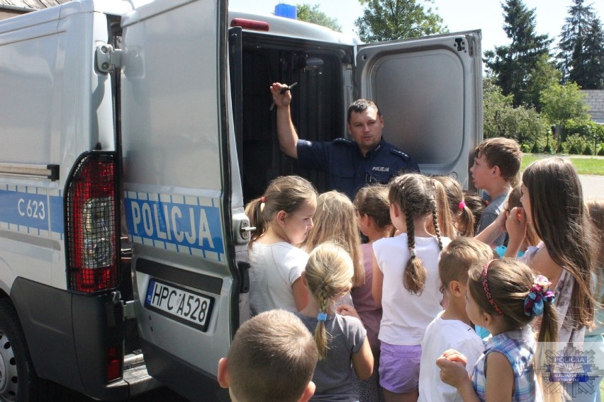 Wakacje w Bądkowie z policjantami z Aleksandrowa Kujawskiego