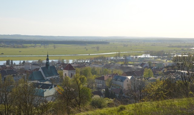 Widok na Pińczów z Góry Świętej Anny.