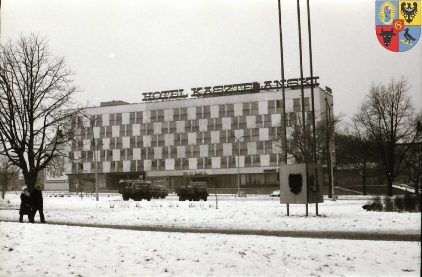 Hotel Kasztelański - dziś budynek oczywiście wciąż istnieje...