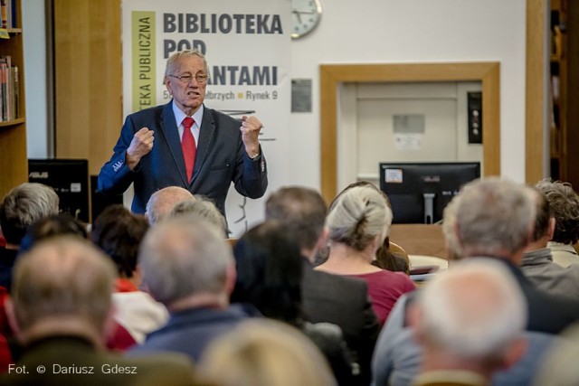 Spotkanie z Kazimierzem Niemierką w Bibliotece pod Atlantami w Wałbrzychu