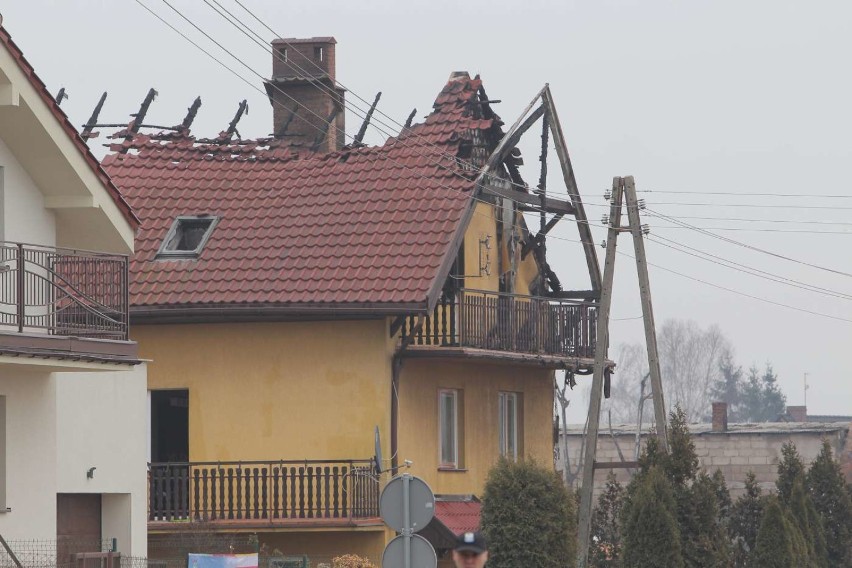 Wybuch i pożar w Murowanej Goślinie.