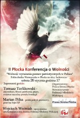 Prawa Strona Płocka zaprasza na II Konferencję o Wolności