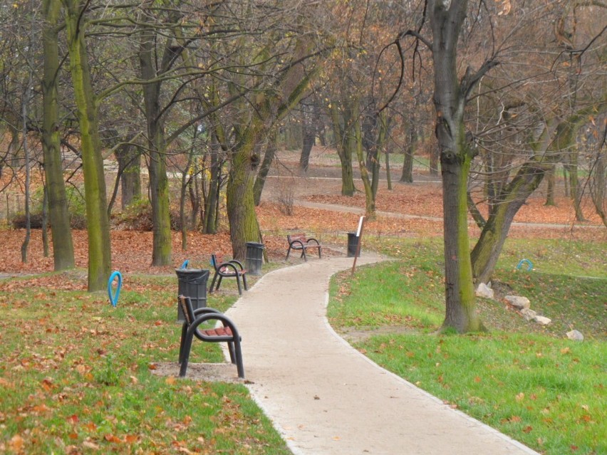 Park miejski w Bytomiu - listopada 2013