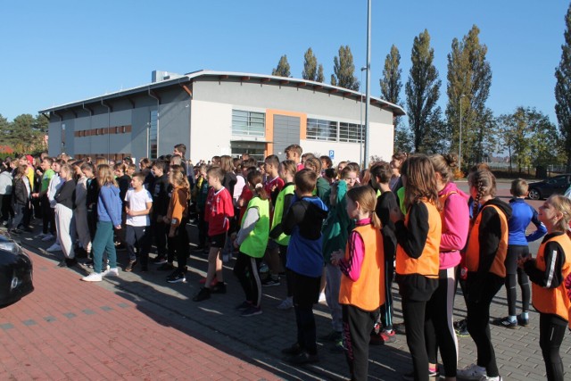 Starostwo Powiatowe zorganizowało biegi przełajowe w lasku miejskim w Golubiu-Dobrzyniu, w okolicach muszli koncertowej