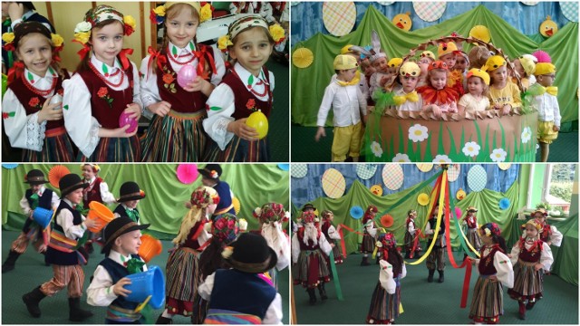 W przedstawienie wielkanocne zaangażowane były wszystkie dzieci z Przedszkola Publicznego nr 4 w Tarnowie