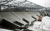 Byliśmy na budowie nowego stadionu GKS Katowice. Stadion i hala rosną w oczach! Zobaczcie najnowsze ZDJĘCIA i WIDEO