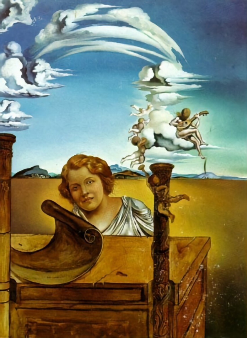 Melancholia. Portret śpiewaczki - Claire Dux - Salvador Dali