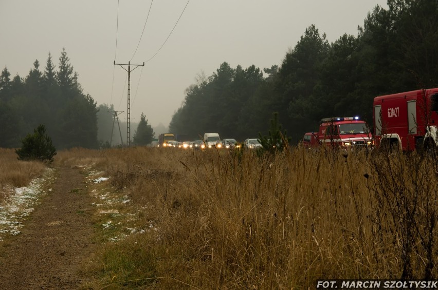 Wypadek na DW 908 w Miasteczku Śląskim
