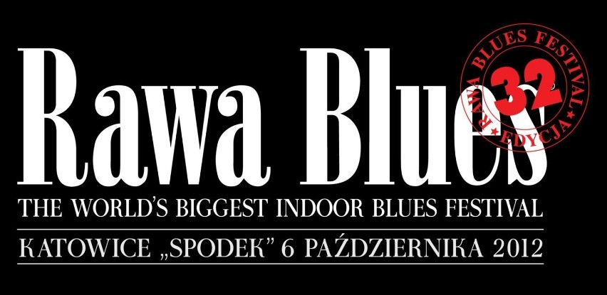 Logo tegorocznej edycji Rawa Blues Festival w Katowicach