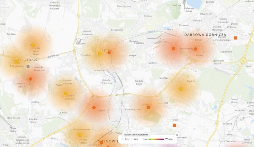 Fatalna jakość powietrza na Śląsku o poranku, 21 stycznia...