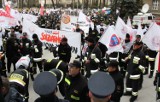 Protest służb mundurowych w Poznaniu (zdjęcia)