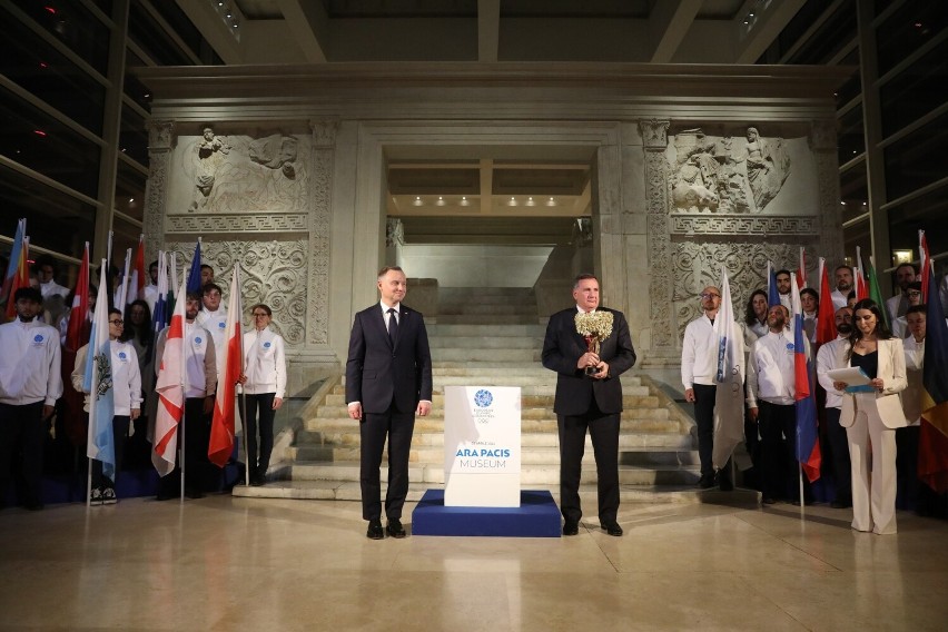 Prezydent RP Andrzej Duda i przewodniczący Europejskich...