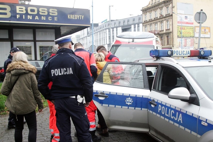 Wypadek na ulicy Wrocławskiej w Legnicy