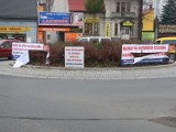 Kto zniszczył bannery kandydatowi na burmistrza Żywca ?