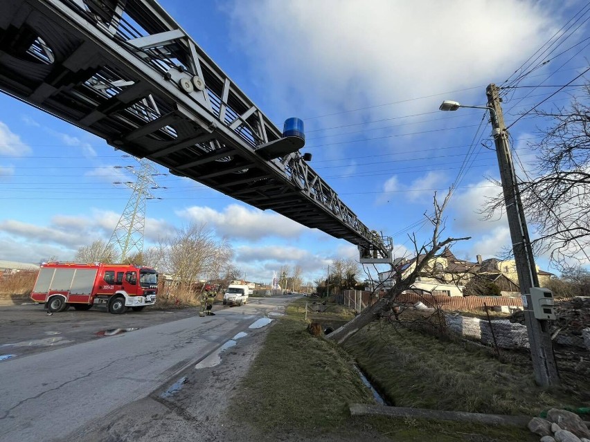 Strażacy podsumowali interwencje związane z orkanem Otto. Szczęśliwie dla mieszkańców naszego regionu Łódzkie ominęły dramaty ZDJĘCIA