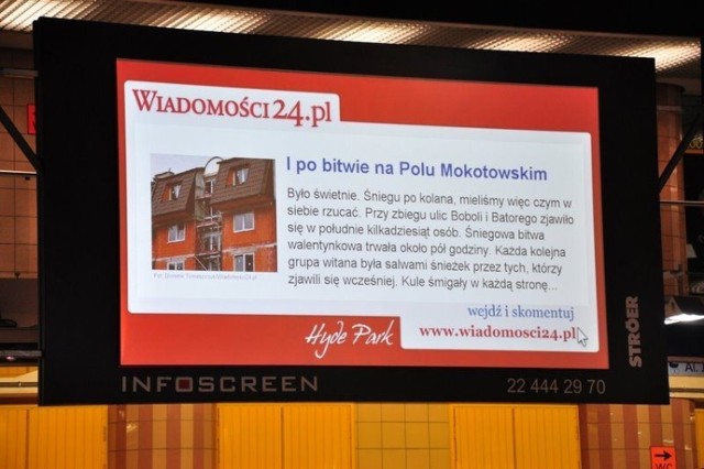Wiadomości 24.pl nie tylko w necie. Fot. Mariusz Mazewski