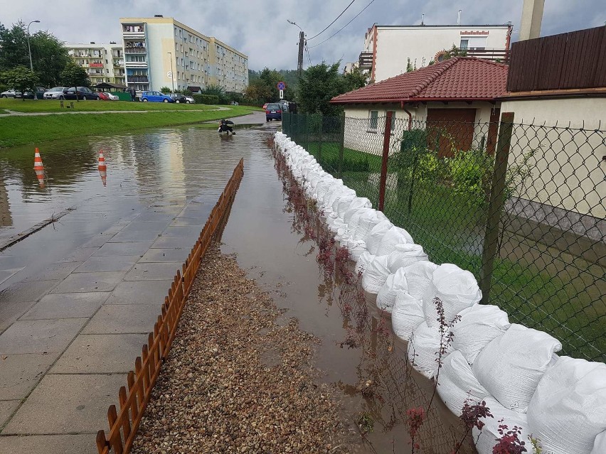 Zalania na Morskiej i Piotra Skargi w Wejherowie