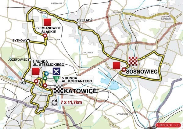 Tour de Pologne w Siemianowicach - utrudnienia w ruchu 