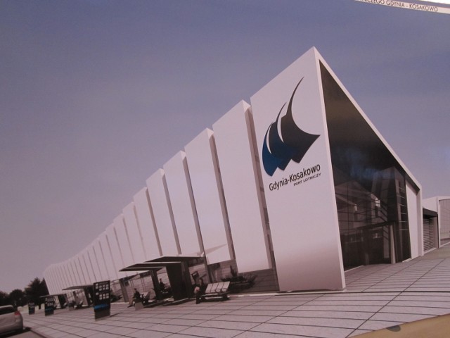 Tak wyglądał będzie terminal lotniska Gdynia-Kosakowo