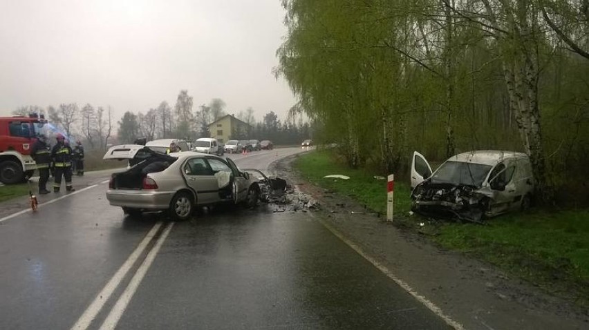Wypadek w Brzeszczach. Nie żyje 56-letni mężczyzna [ZDJĘCIA]