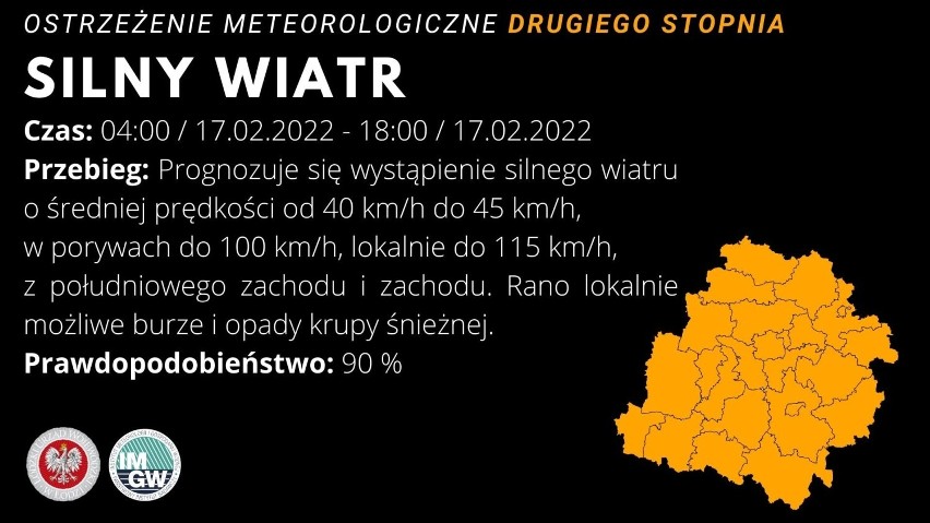Ostrzeżenie dla mieszkańców powiatu wieluńskiego i okolic. Silny wiatr da się we znaki