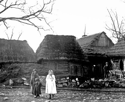 W połowie XIX w drewniane chałupy stały w Szczakowej