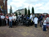 Szynkielów: Motocykliści w kościele