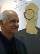 Fraszki i rysunki Jerzego Kaszuby w zduńskowolskim Ratuszu
