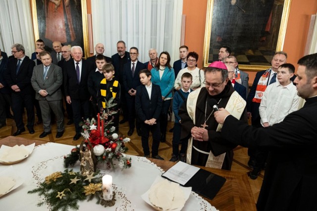 24.01.2023, Kraków: spotkanie opłatkowe w Pałacu Arcybiskupów Krakowskich