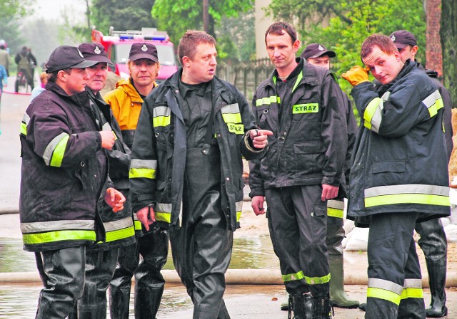 W Gromcu ochotnicy z powiatu chrzanowskiego nie szczędzili sił, by ratować życie i mienie zalanych ludzi