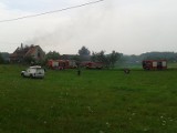 Pożar poddasza w Kajkowie (powiat ostródzki). Zobacz zdjęcia!