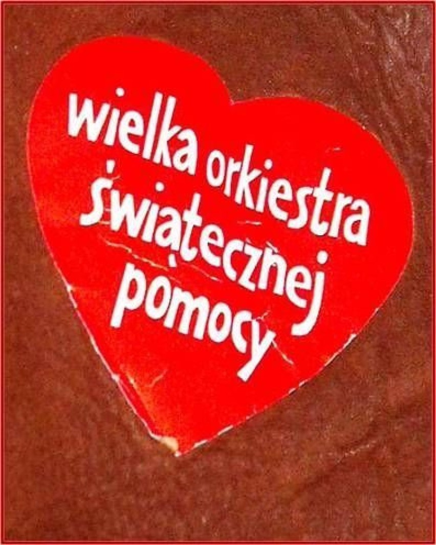 Znaczek Wielkiej Orkiestry Świątecznej Pomocy.Fot. Mariusz...