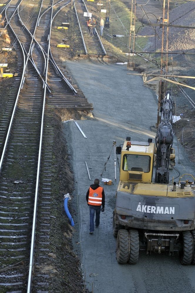 Modernizacja linii kolejowej E65 na odcinku Gdynia - Warszawa. Remont torów w Gdańsku [ZDJĘCIA]