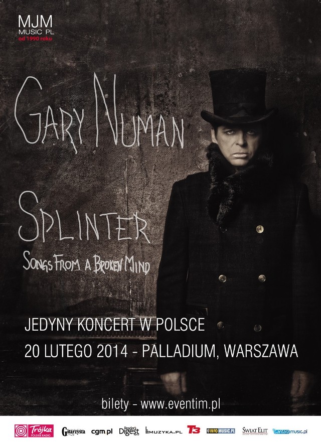Gary Numan w Warszawie. Wygraj bilety na koncert