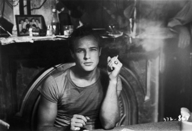 Kadr z filmu "Marlon Brando o sobie" w reż. Stevena Riley'ego