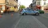 Wadowice. Wypadek i korek na DK 28 