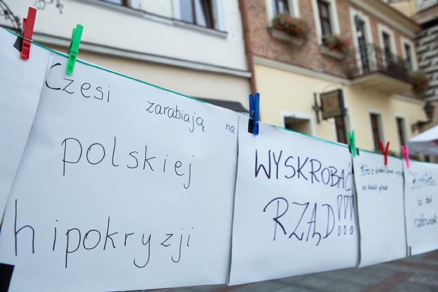 "Czarny Protest" w Małopolsce. Zobacz zdjęcia transparentów [ZDJĘCIA, WIDEO]