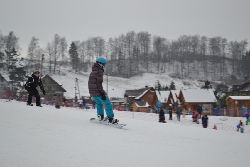 Zima 2016 na Kaszubach. Stoki narciarskie