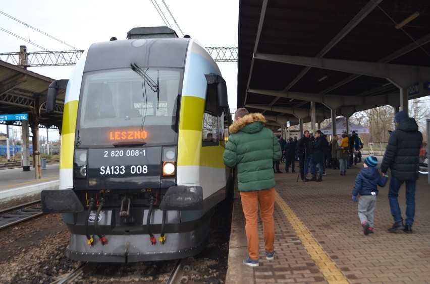 Głogów: Odjechał dziś pierwszy pociąg do Leszna 