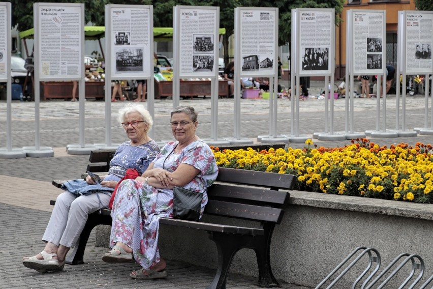 Sierpniowe Targowisko Sztuki towarzyszyło wystawie plenerowej w rocznicę 100 - lecia Związku Polaków w Niemczech