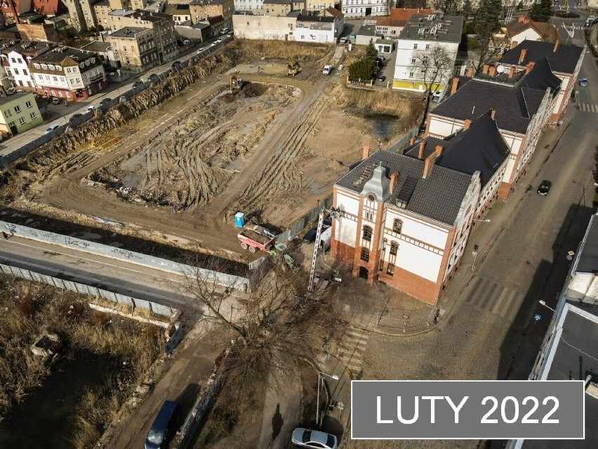Budowa galerii Goplana w Lesznie - rok do roku