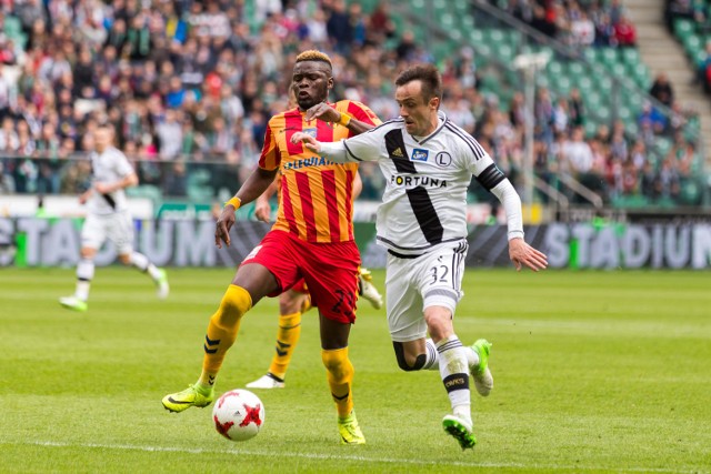 Legia Warszawa - Korona Kielce 0:0. Słaby mecz "Wojskowych" w lany poniedziałek [ZDJĘCIA]