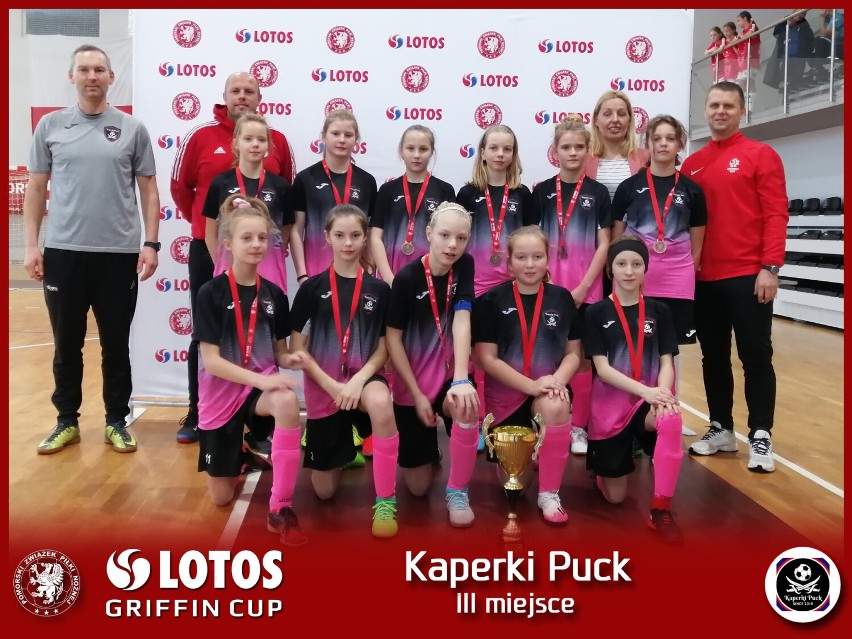 Kaperki Puck - bardzo dobry piłkarski początek roku. Medal na Lotos Griffin Cup 2022 i gra na  Turnieju Nadzieje Polskiej Piłki w Luzinie