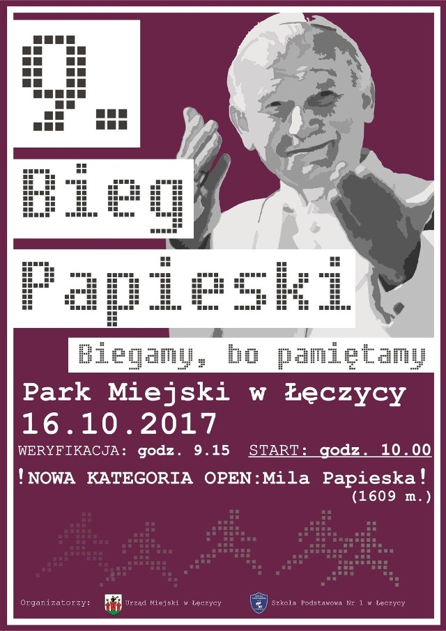 Łęczyca zaprasza na IX Bieg Papieski