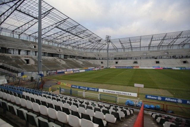 Budowa stadionu Górnika Zabrze wstrzymana