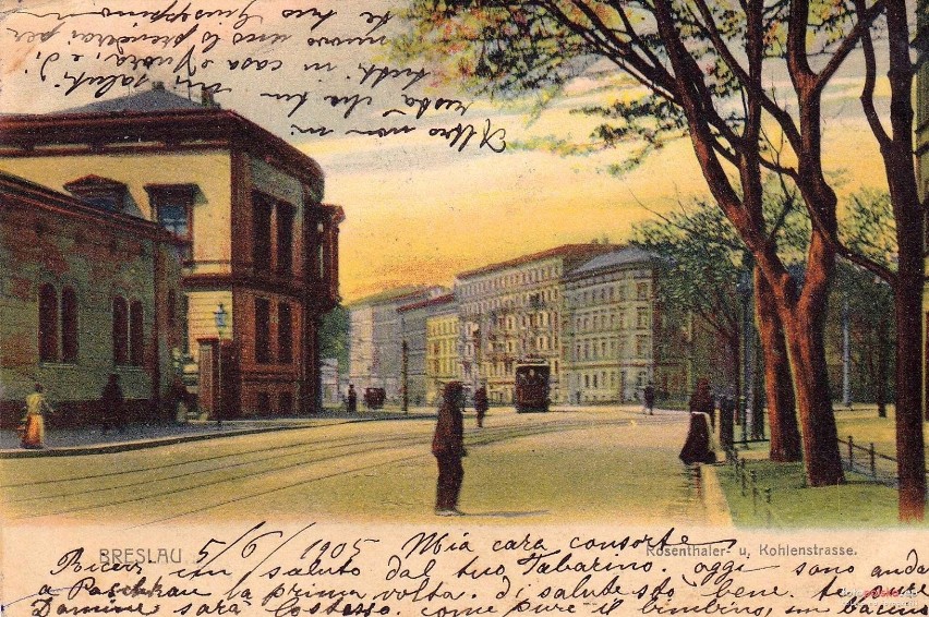 Lata 1895-1905. Ulica Pomorska przy skrzyżowaniu z ul....