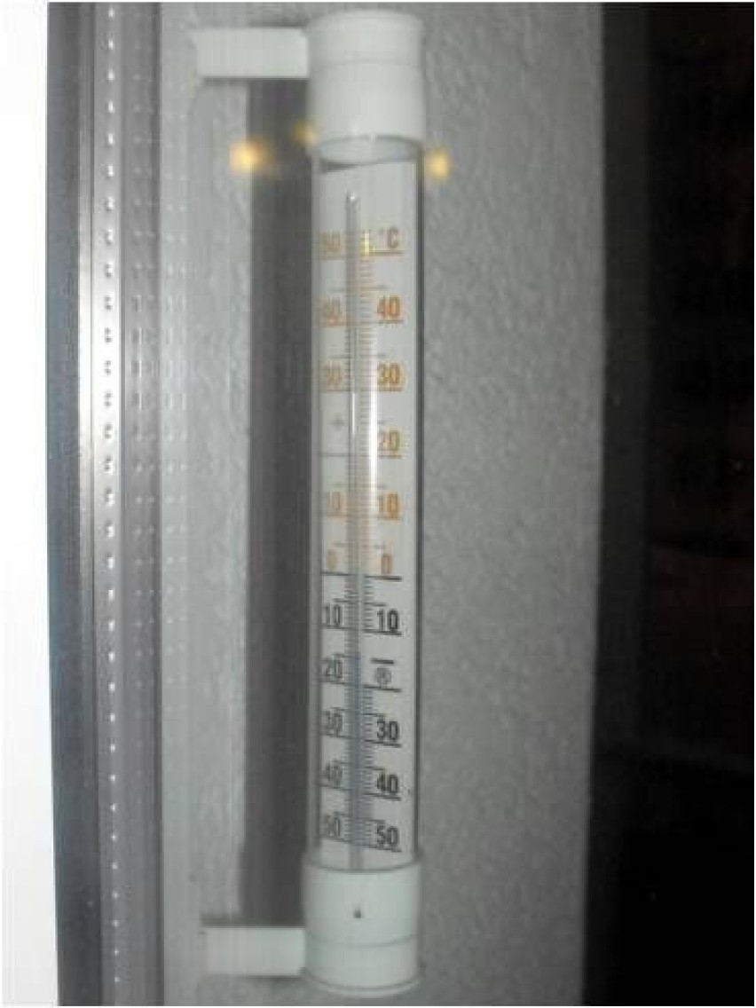 Termometr za oknem. fot. Mariusz Reczulski