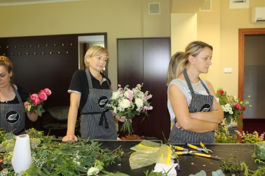 Warsztaty florystyczne z Małgorzatą Niski w hotelu ZAZ Radziejowie  [zdjęcia]