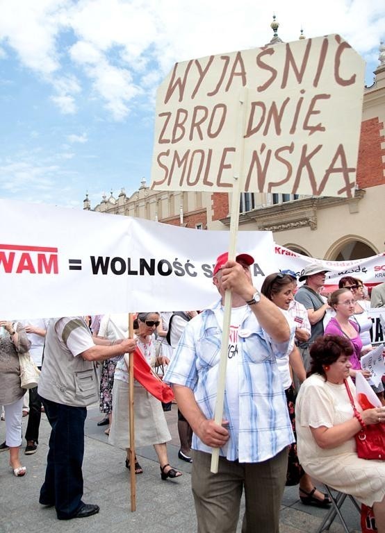 Marsz w obronie TV Trwam w Krakowie