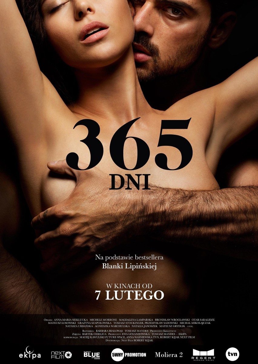 Kino Noteć
365 dni
14-20.02 - Sala 40. reżyserów - godz. 16...